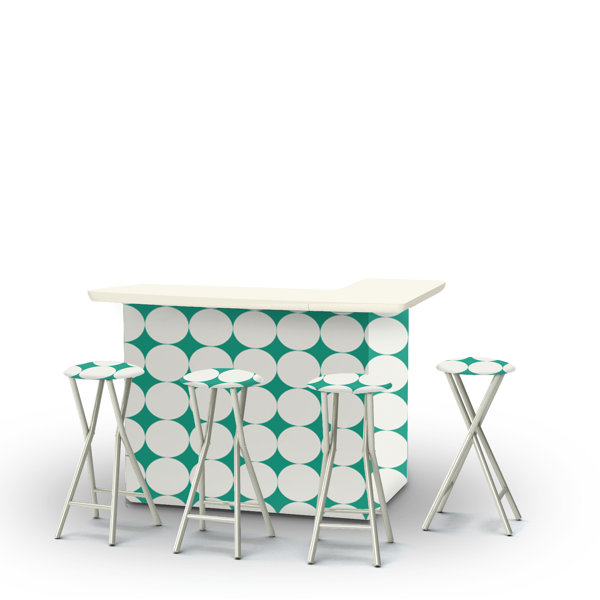 Best of Times Bar Set with Stools Wayfair